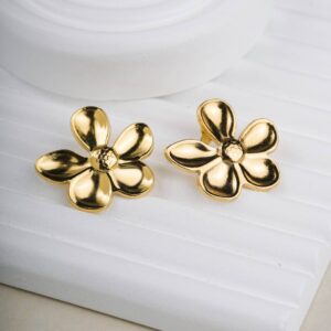 Bloomie Gold Matte Flower...