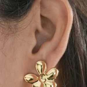 Bloomie Gold Matte Flower...