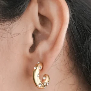 Classic Golden C-Shaped...