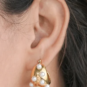 Classic Golden Half-Hoops...