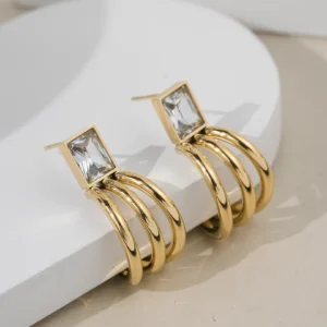 Elegant 3-Layer Gold...