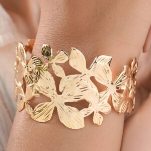 Gold Leaf and Flower...