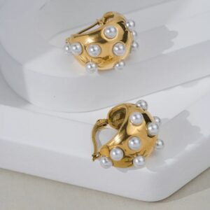 Classic Golden Half-Hoops...