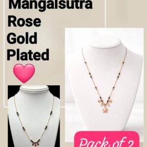 Rose Gold Plated Mangalsutra...